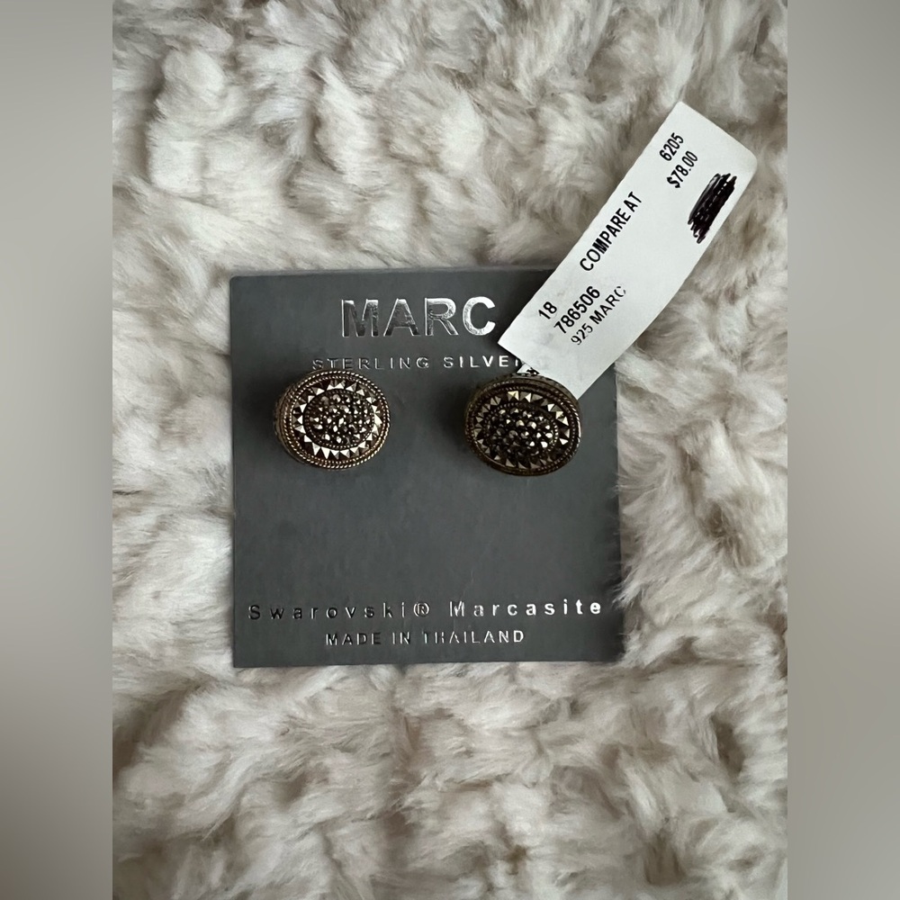 Sterling Silver Earrings with Swarovski